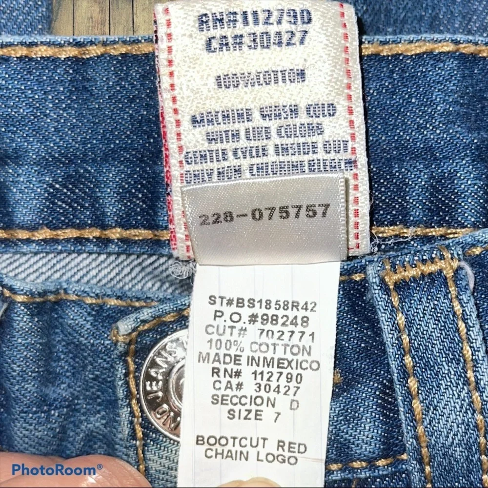 True Religion Girls Size 7 Denim Bootcut Jeans
